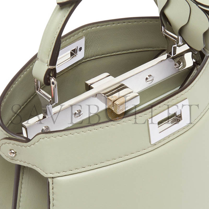 F**di peekaboo i see u satchel green tea 8bn335anszf1k3i (20*15*10.5cm)